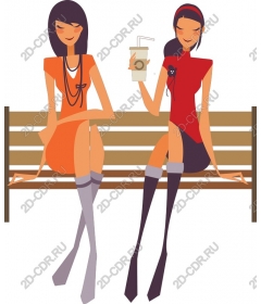 Chic Duo on the bench