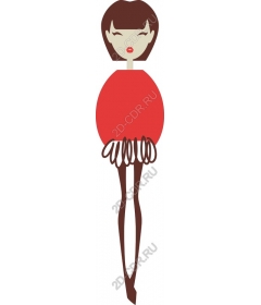  Stylish minimalistic character
