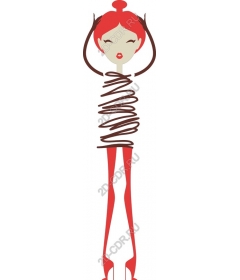  Elegant spiral female