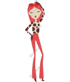 Glamorous fashionista