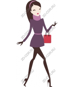  Chic fashion woman