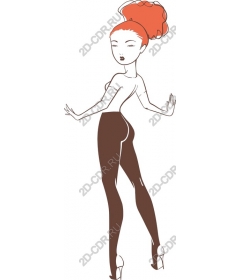  Elegant confident woman