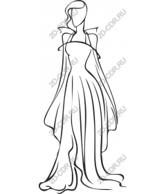  Elegant evening dress