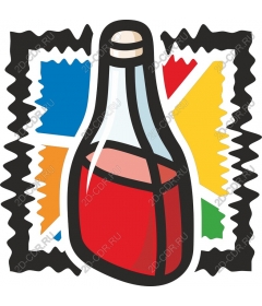  Бутылка яркого кетчупа