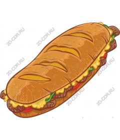 Delicious sandwich with gravy