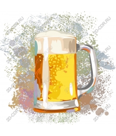  Foamy mug of beer