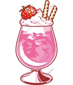  Strawberry milkshake