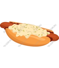 Изысканный хот-дог