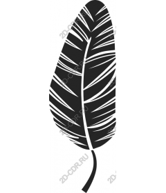 Elegant black leaf pen