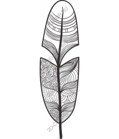  Elegant pattern of leaves