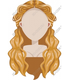  Hairstyle "Golden curls"
