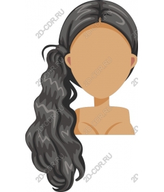  Elegant dark hair