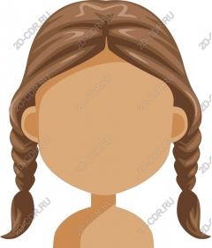  Braided charming girl