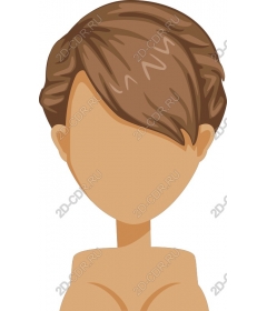  Stylish figure with modern hairstyle