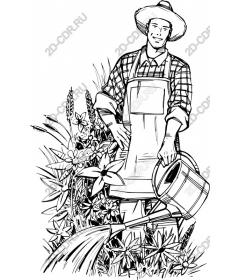  Charming gardener