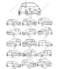 FIAT Bundle-Cliparts