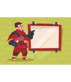  Презентация веселого пожарного