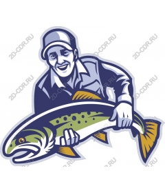 Proud angler
