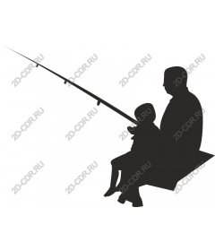 Touching fishing for parents and children
