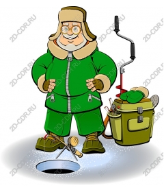 Winter adventures Ice fishing