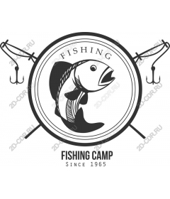 Vintage fishing camp