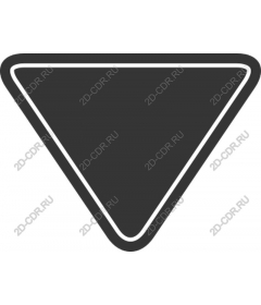 Smooth black triangle