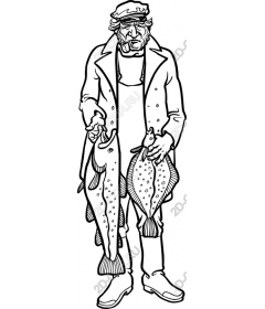 Vintage Fisherman