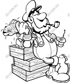 The Jolly fisherman