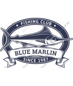 The club of fans of blue Marlin fishing
