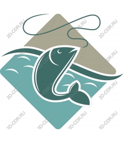  Fish in waves
