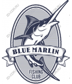 The club of fans of blue Marlin fishing