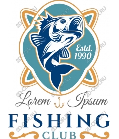 Logo fishing club
