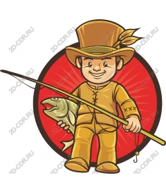  Angler Kid Винтаж