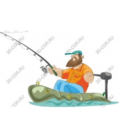  Fisherman in a kayak