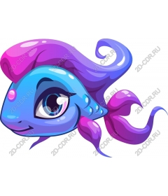  Character colorful fish