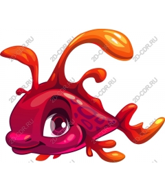  Bright cartoon fish