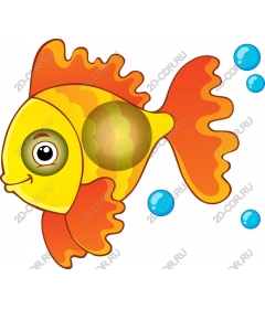  Bright cartoon fish