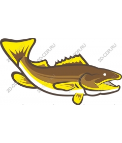  Bright stylized fish