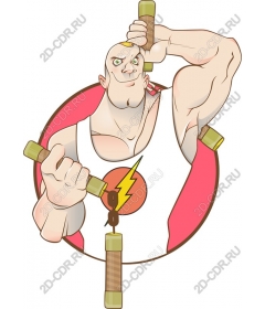 Power Up: vigorous fitness character