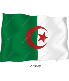 The Algerian flag