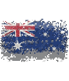  Mosaic Australian flag