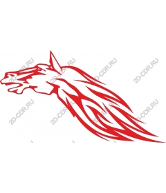  Flaming Horse Head
