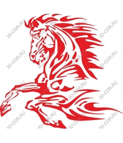  A dynamic work of the Red Horse