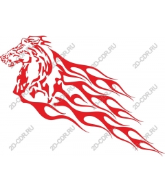  Flaming lion