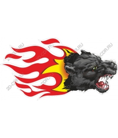  The flames roaring Panther