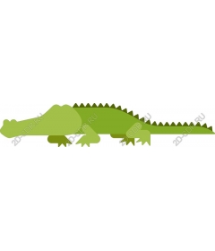Charming crocodile