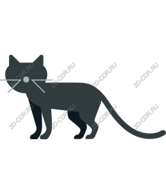 Минималистичный кот