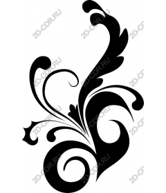  Elegant floral pattern