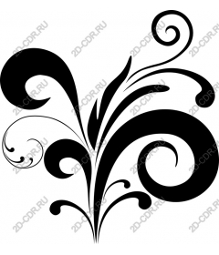  Elegant floral pattern