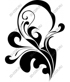  Elegant floral pattern